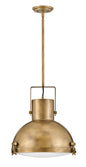 Nautique Large Pendant In Light Brass Finish