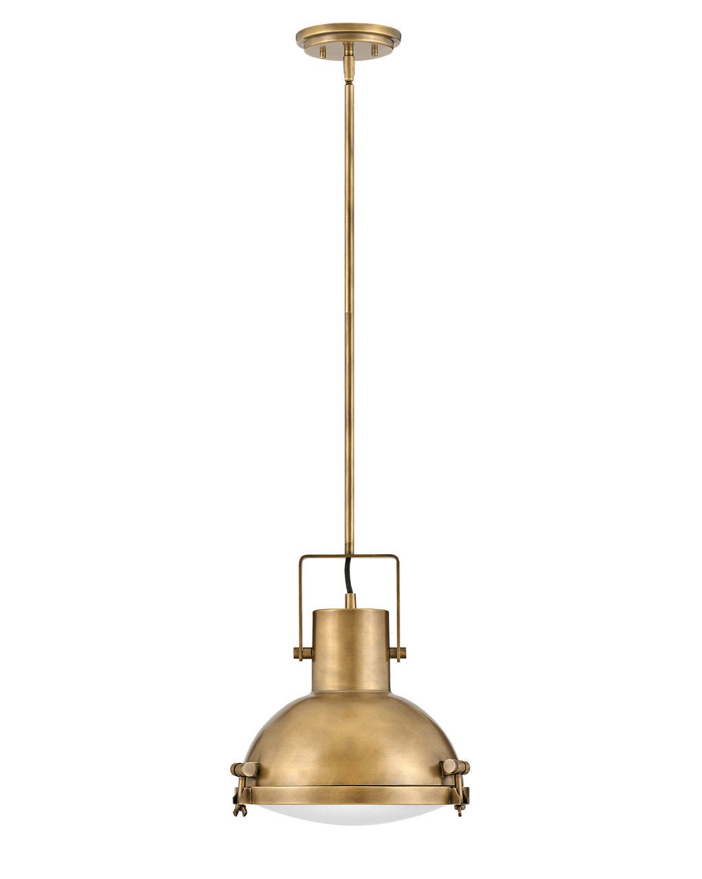 Nautique Medium Pendant In Light Brass Finish