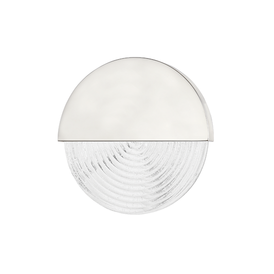 Walden Wall Sconce with Polished Nickel Finish