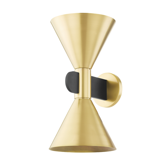 Cranston Wall Sconce with Aged Brass Finish