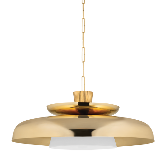 RAVENNA Pendant In Vintage Brass Finish