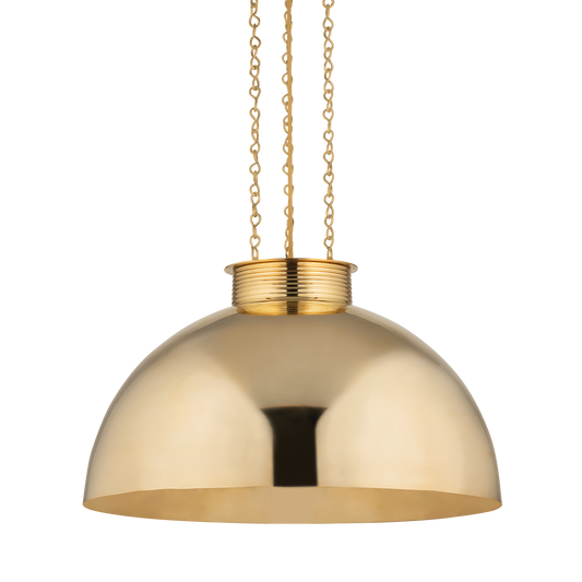 PERSEUS Pendant In Vintage Brass Finish