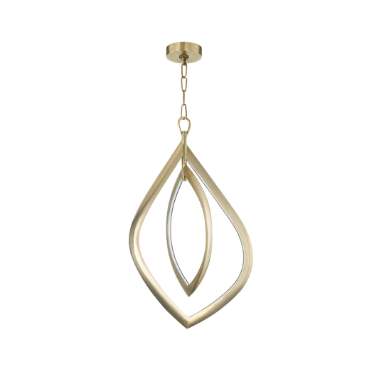 ARLES Chandelier In VINTAGE BRASS Finish