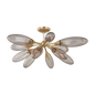 CORDOBA Semi Flush In VINTAGE BRASS Finish