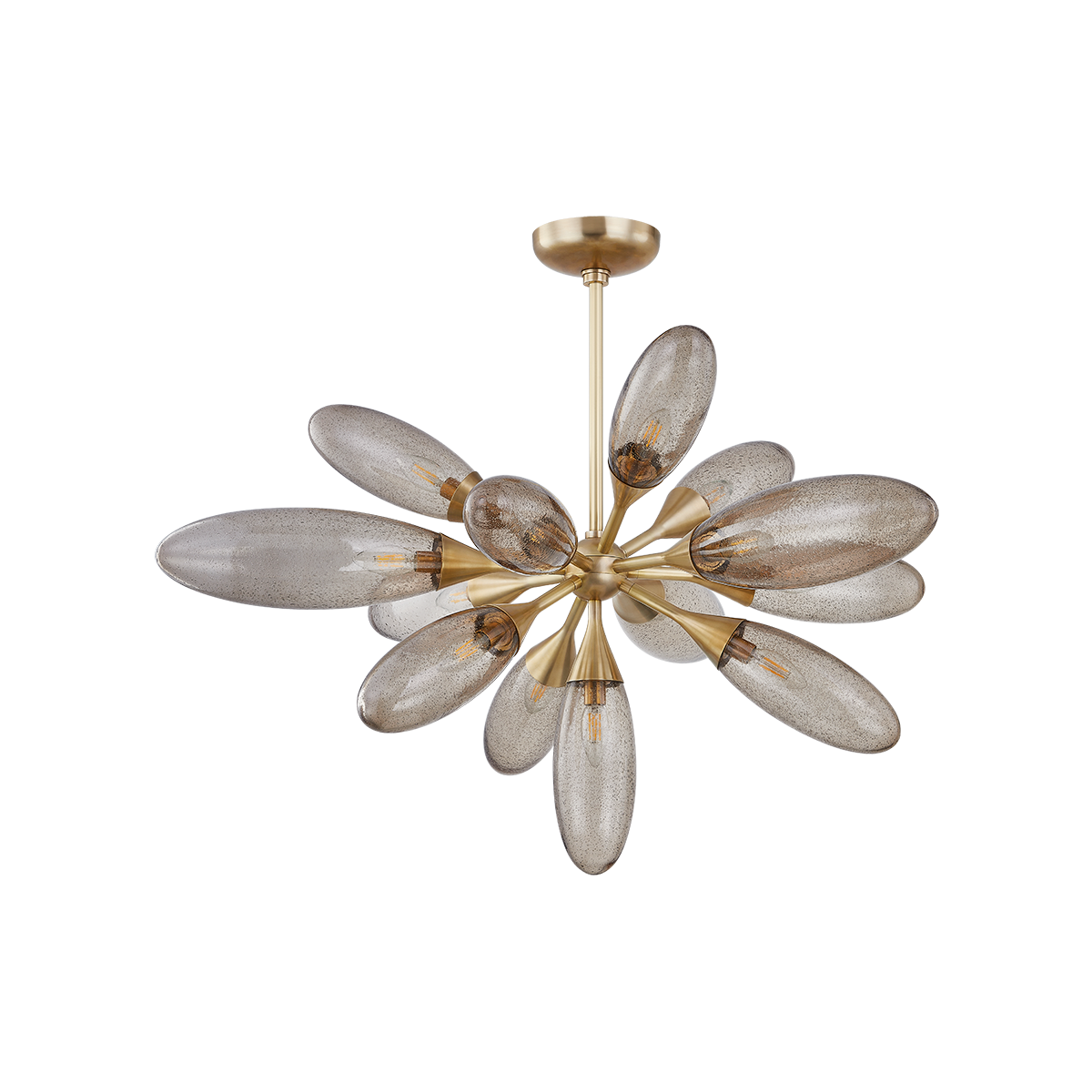 CORDOBA Chandelier In VINTAGE BRASS Finish