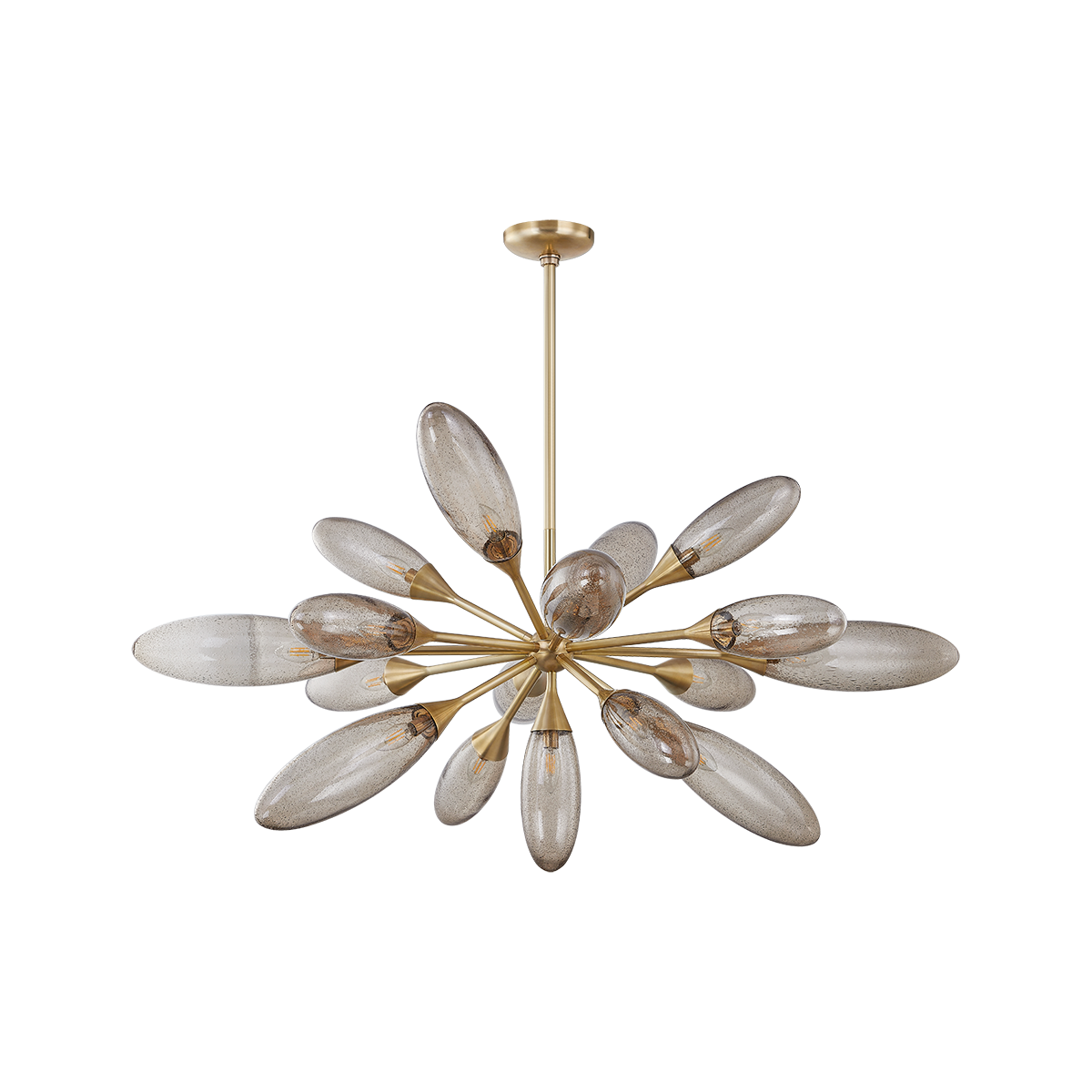 CORDOBA Chandelier In VINTAGE BRASS Finish