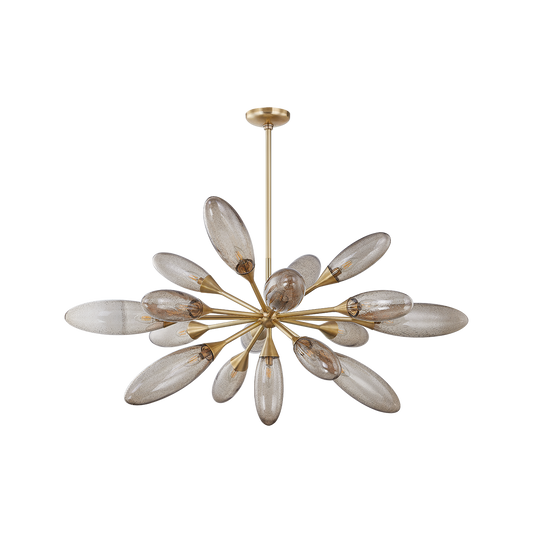 CORDOBA Chandelier In VINTAGE BRASS Finish