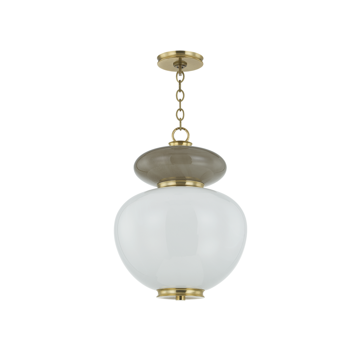 SYROS Pendant In VINTAGE BRASS Finish