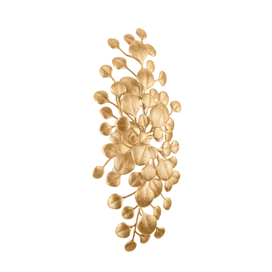 MENORCA Wall Sconce In VINTAGE GOLD LEAF Finish