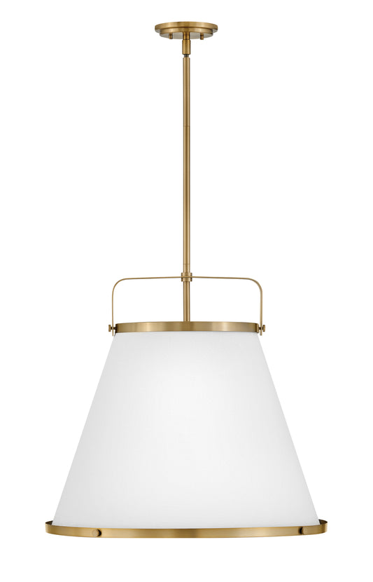 Lexi Medium Drum Chandelier In Light Brass Finish