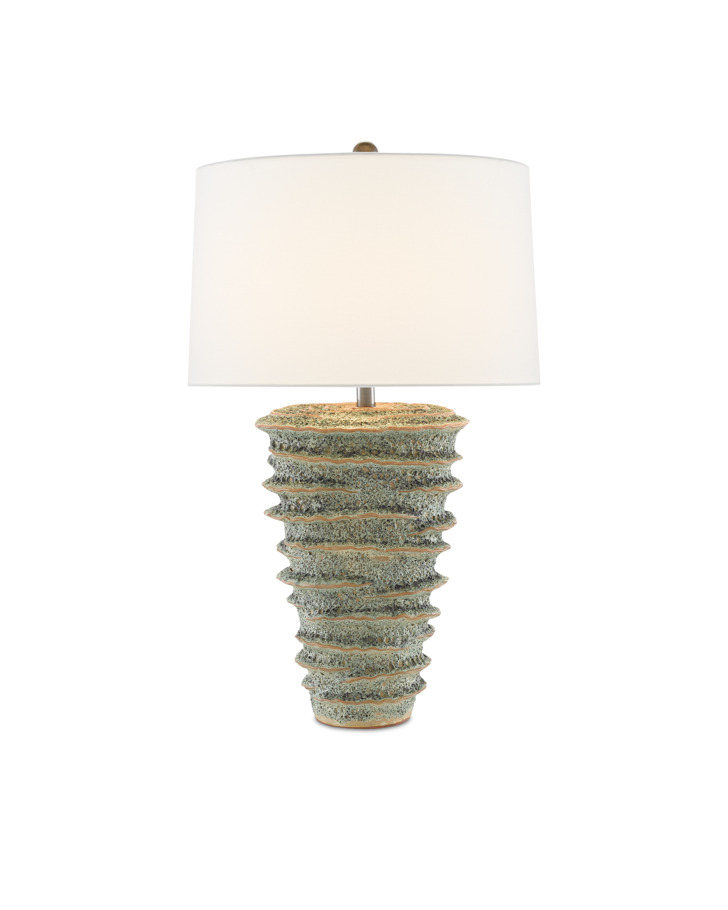 Sunken Green Table Lamp