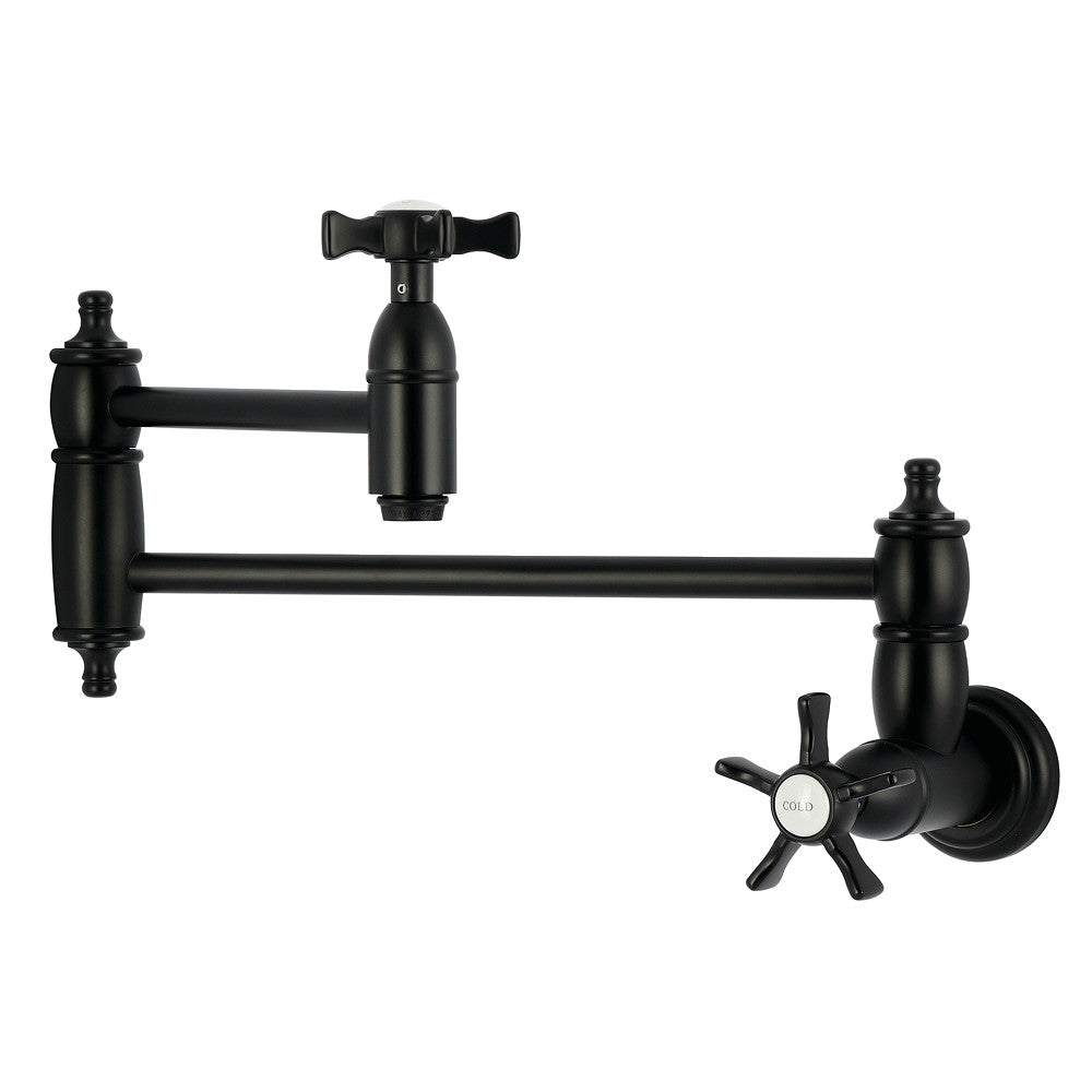 Hamilton Pot Filler Faucet in Matte Black
