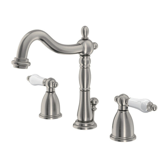 Heritage Widespread Bathroom Faucet in Brushed Nickel