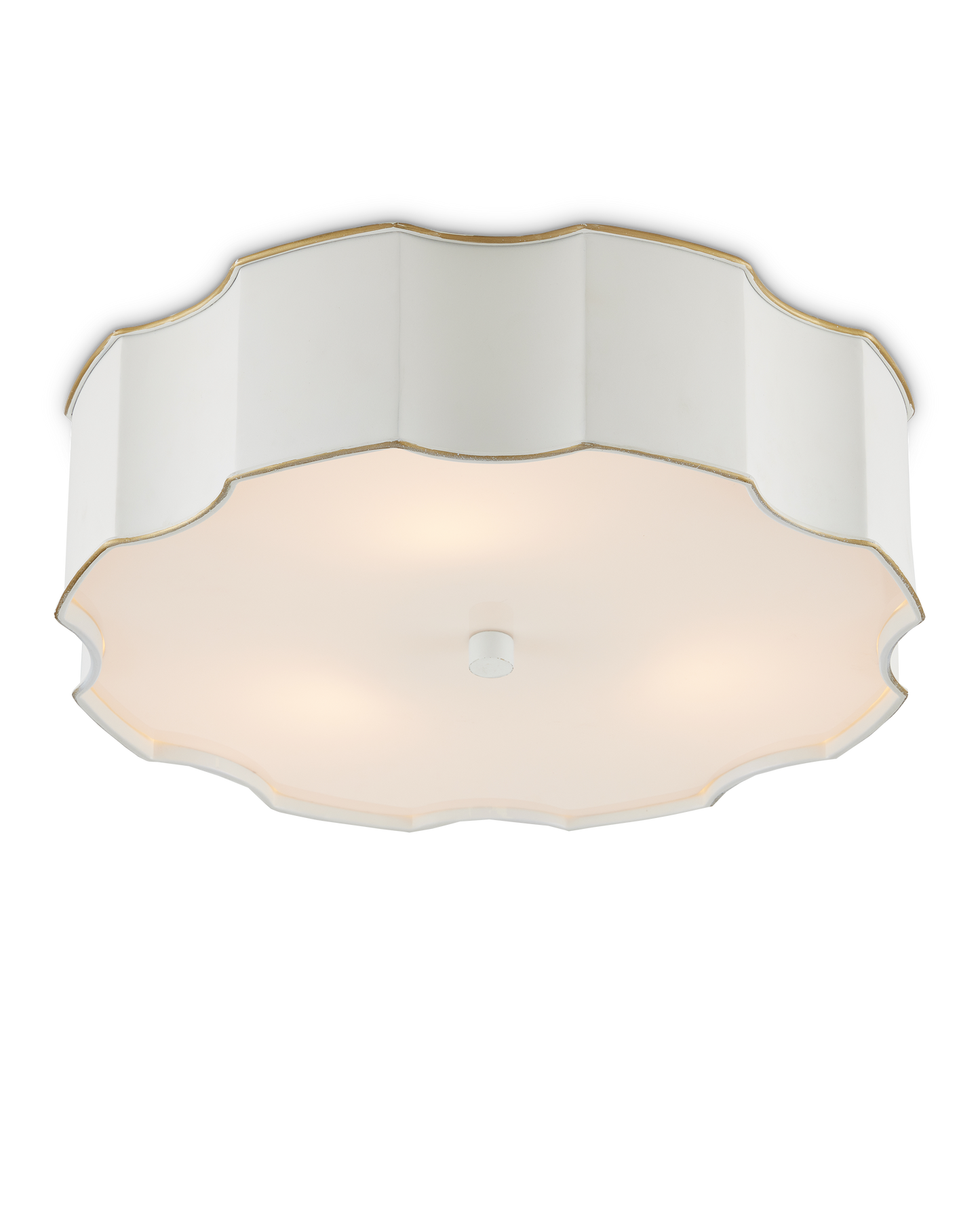 Wexford White Flush Mount