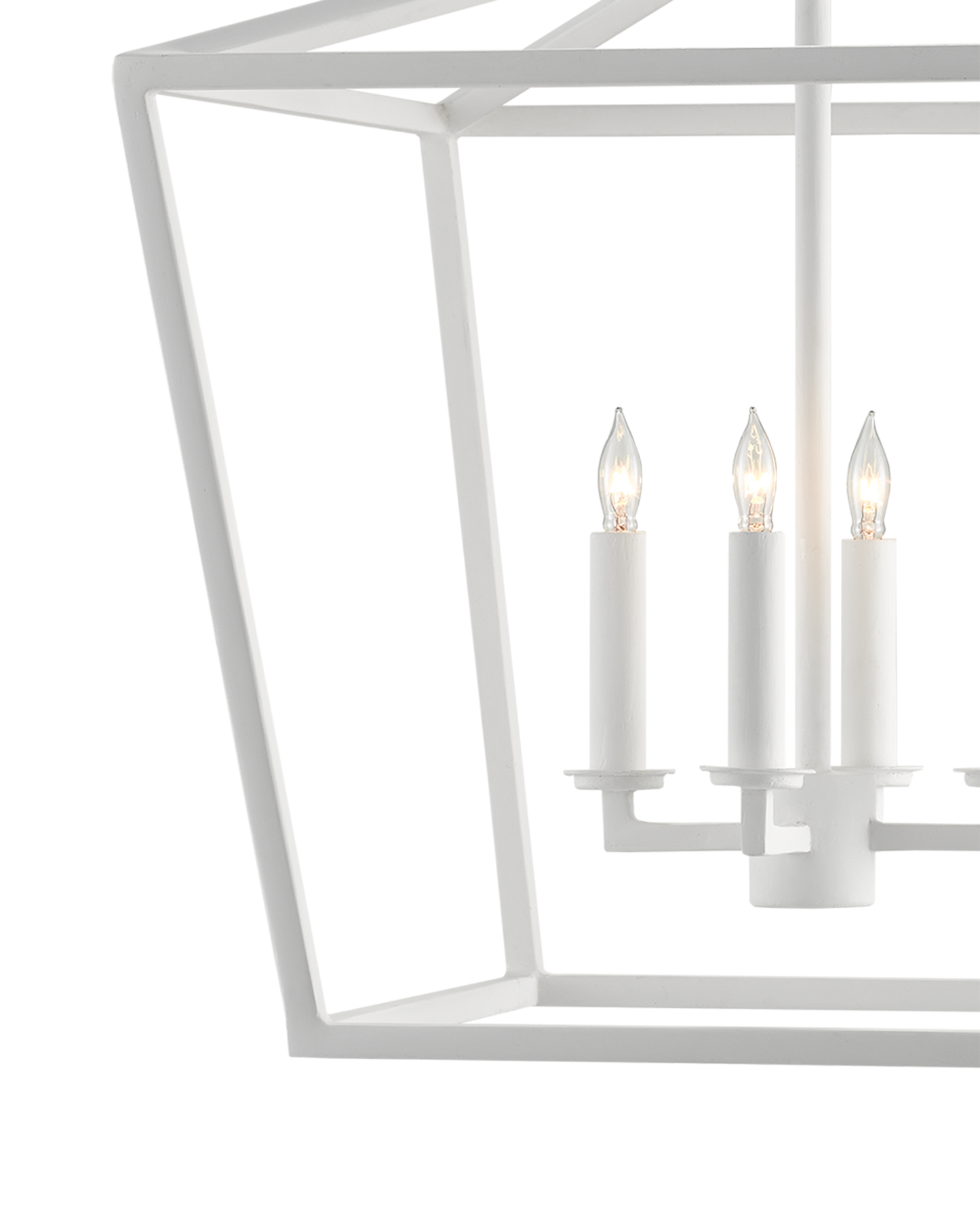 Denison White Medium Lantern