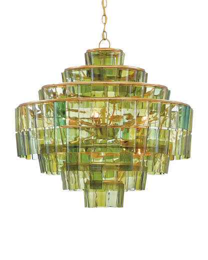 Sommelier Green Chandelier