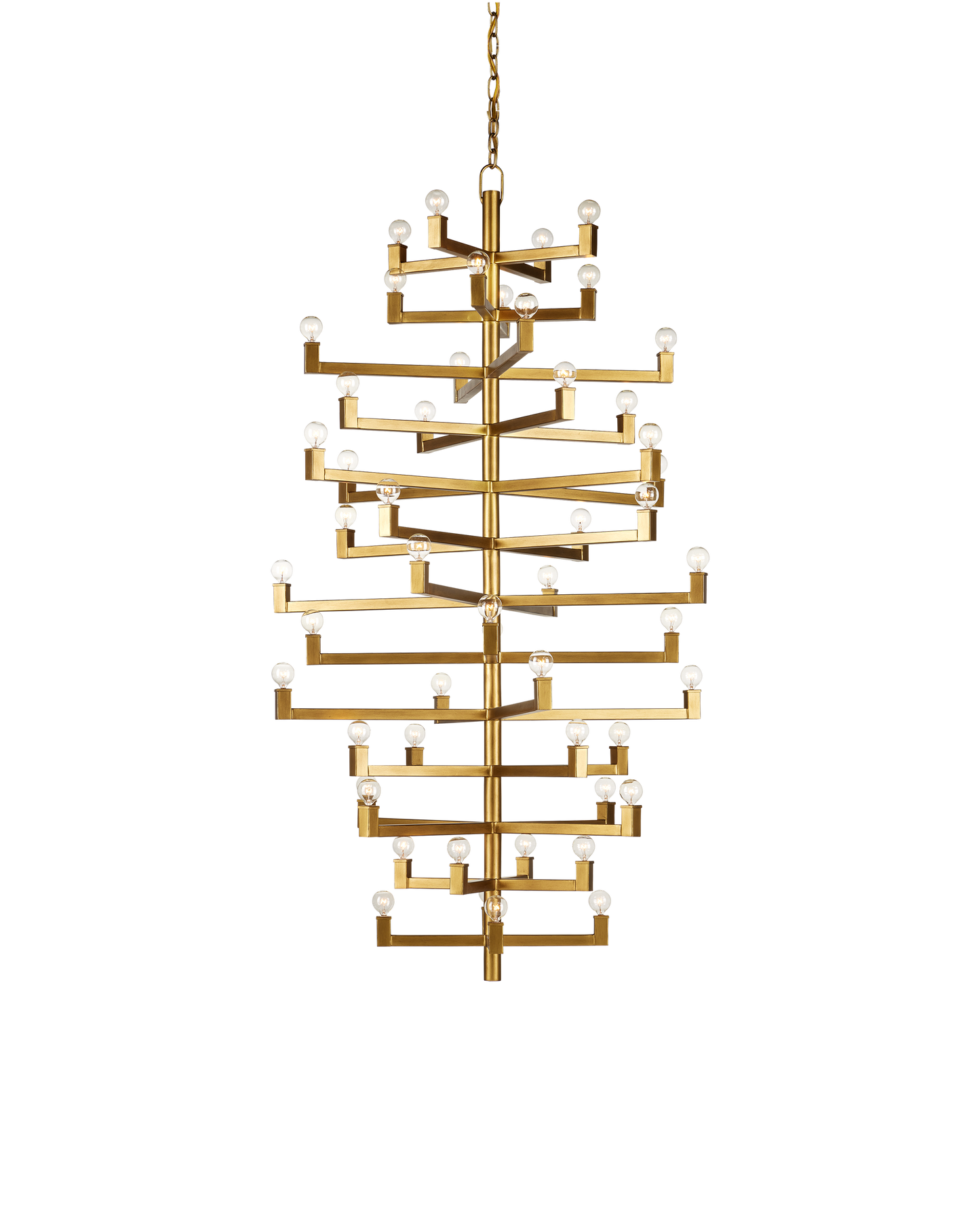 Andre Grande Brass Chandelier