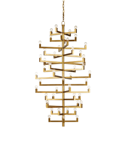 Andre Grande Brass Chandelier