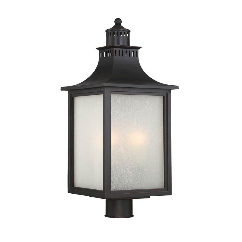 Monte Grande 3-Light Outdoor Post Lantern in English Bronze English Bronze