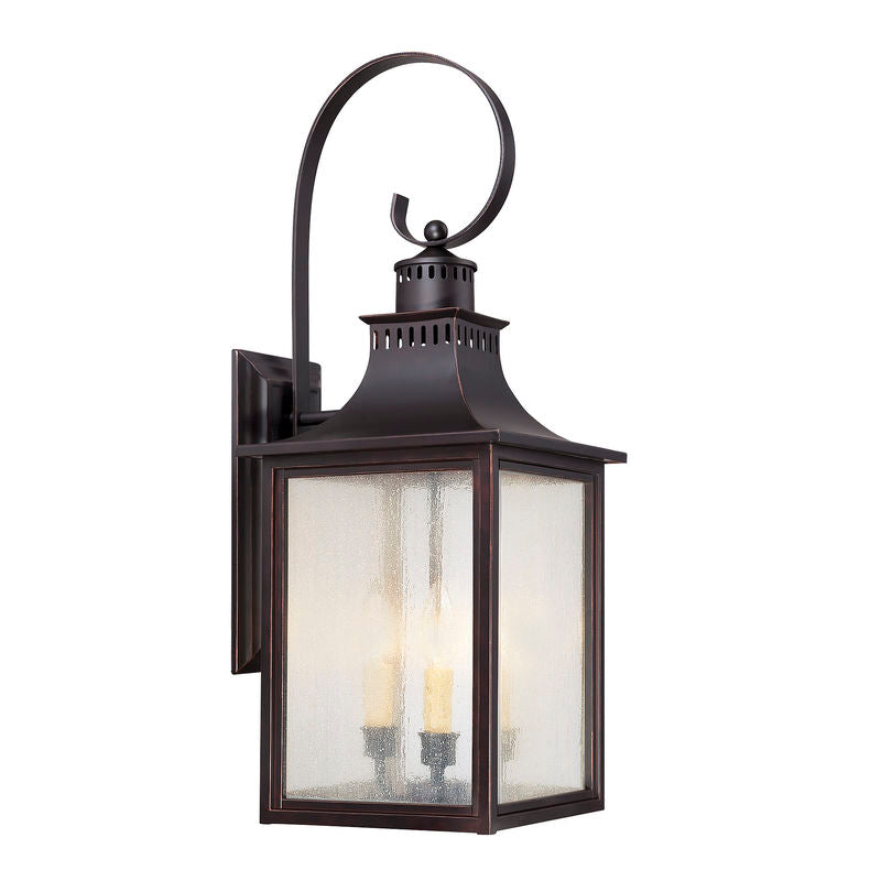 Monte Grande 3-Light Outdoor Wall Lantern in English Bronze English Bronze
