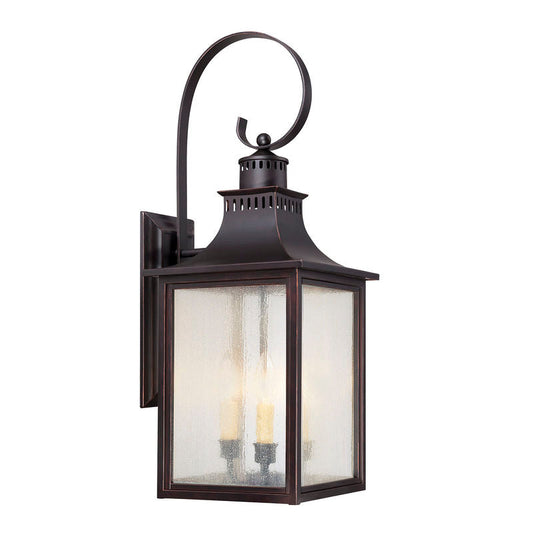 Monte Grande 3-Light Outdoor Wall Lantern in English Bronze English Bronze