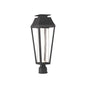 Brookline LED Outdoor Post Lantern in Matte Black Matte Black