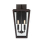 Milton 2-Light Outdoor Wall Lantern in English Bronze English Bronze