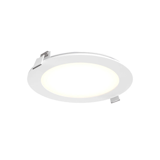 Multi CCT Slim Round Recessed Panel Light - universal 120V-347V, 0-10V dimming