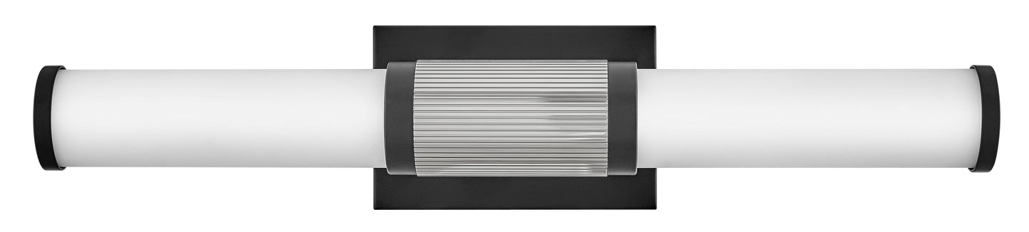 Zevi Medium LED Vanity In Black Finish