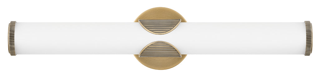 Femi Medium LED Vanity In Light Brass Finish