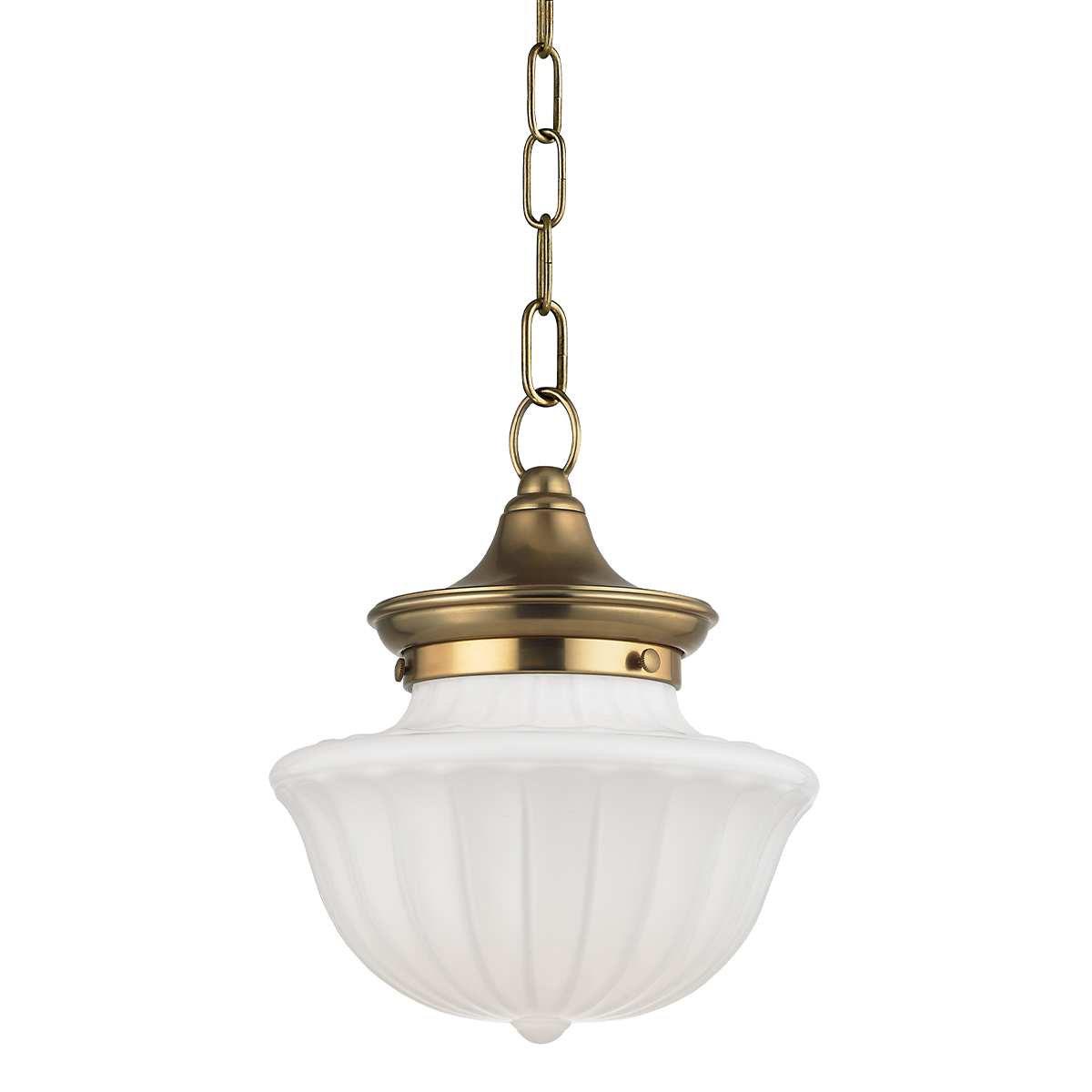 Dutchess Pendant with Aged Brass Finish