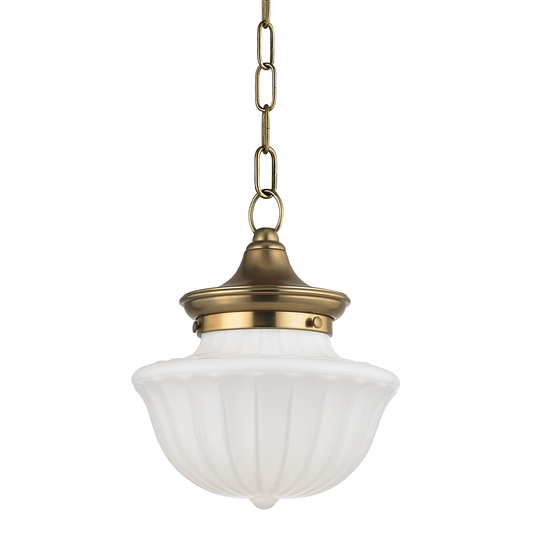 Dutchess Pendant with Aged Brass Finish