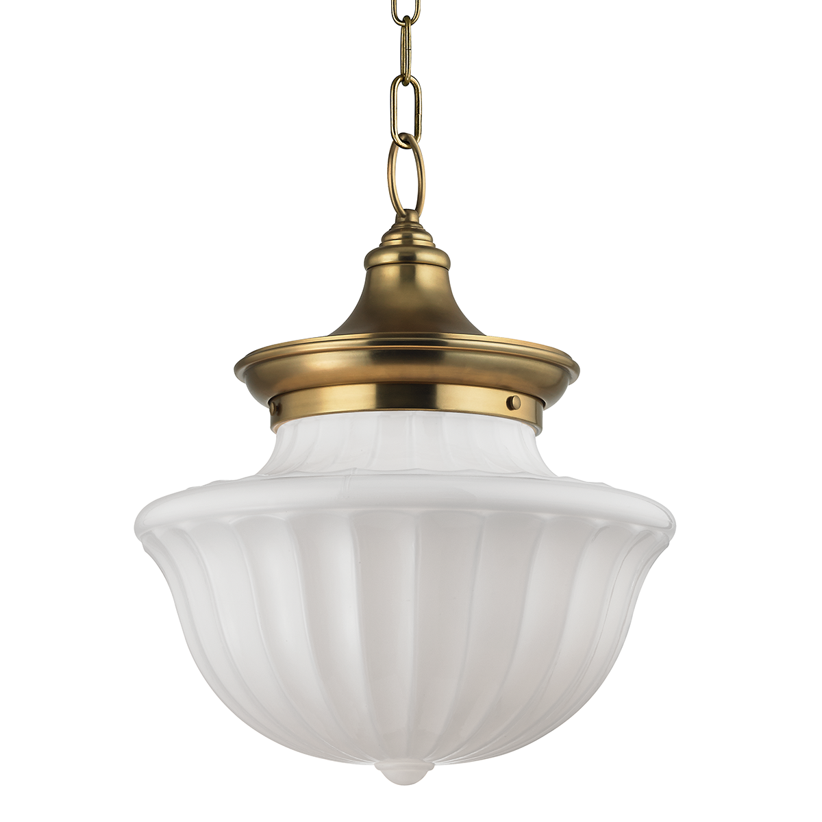 Dutchess Pendant with Aged Brass Finish
