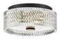 Elle Small Flush Mount In Black Finish
