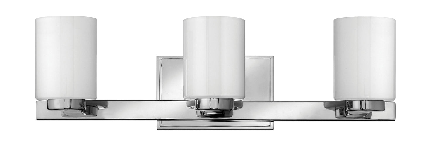 Miley Medium Three Light Vanity In Chrome Finish