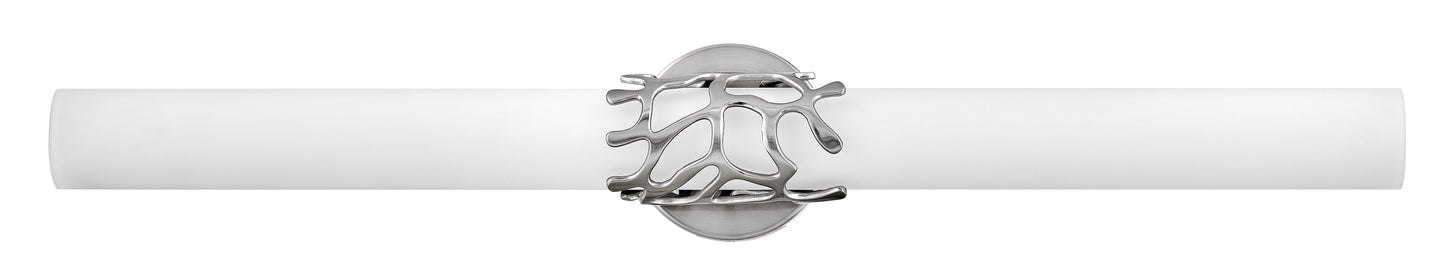 Lyra Large LED Vanity In Brushed Nickel Finish