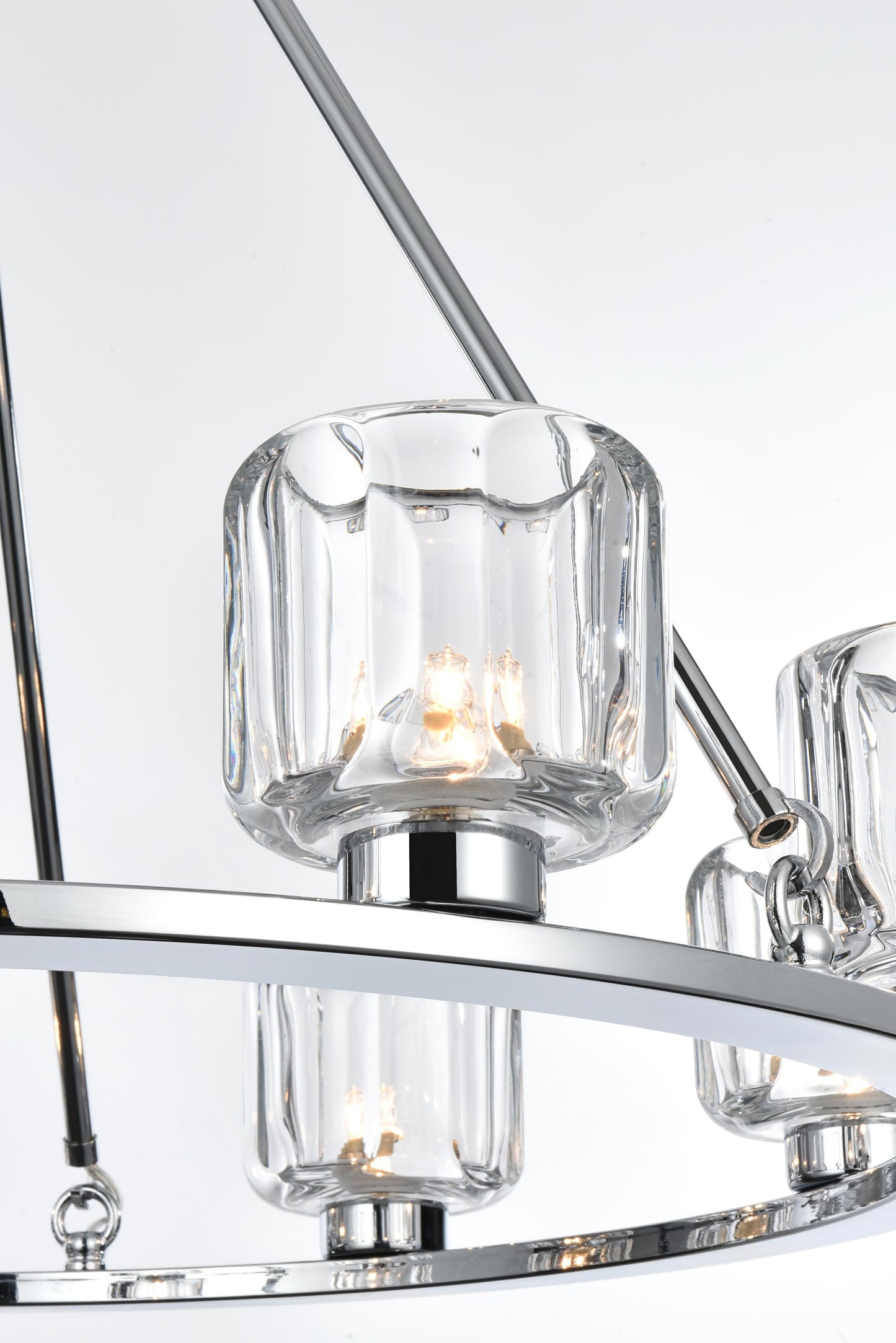 Cadence 32 inch Chandelier in Chrome