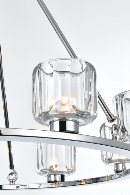 Cadence 32 inch Chandelier in Chrome