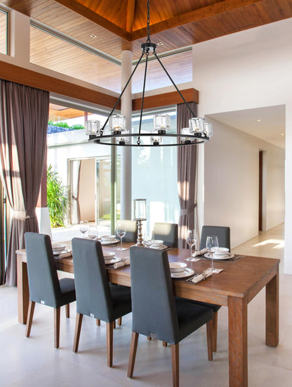 Cadence 36 inch Chandelier in Black