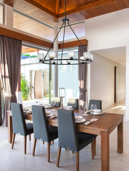 Cadence 36 inch Chandelier in Black