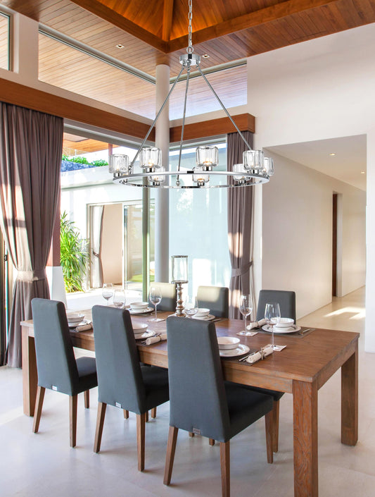 Cadence 36 inch Chandelier in Chrome