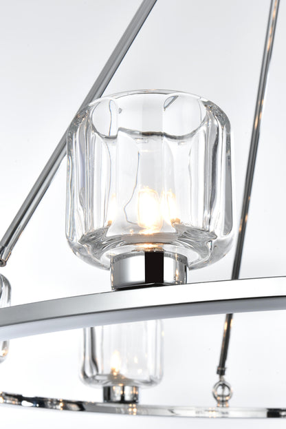 Cadence 36 inch Chandelier in Chrome