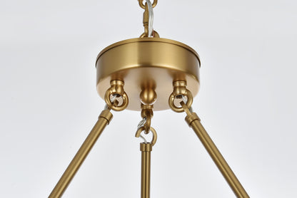 Cadence 36 inch Two-Tier Chandelier in Satin Gold