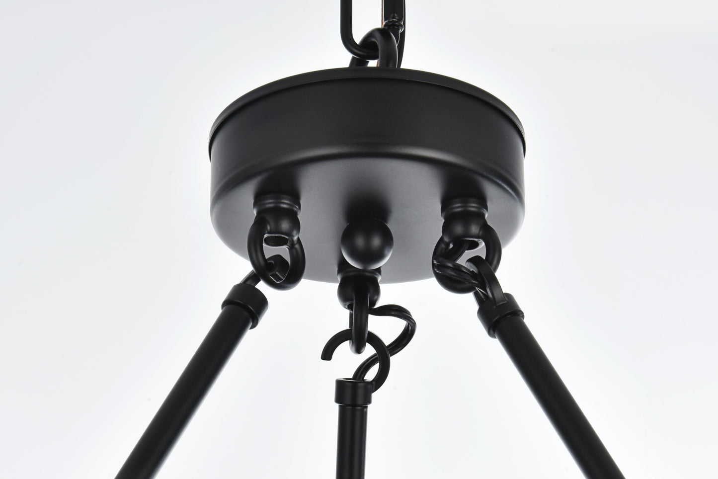 Cadence 48 inch Two-Tier Chandelier in Black