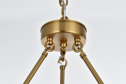 Cadence 48 inch Three-Tier Chandelier in Satin Gold