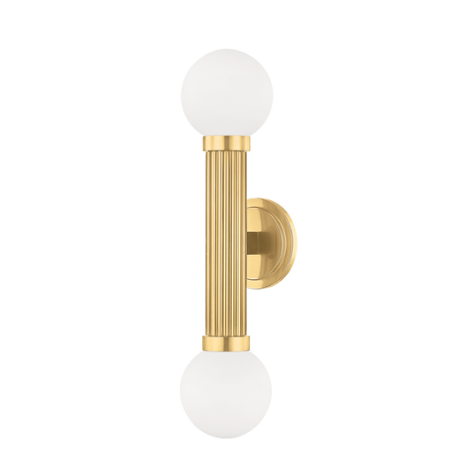 Reade Wall Sconce with Aged Brass Finish