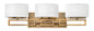 Lanza Medium Three Light Vanity In Light Brass Finish