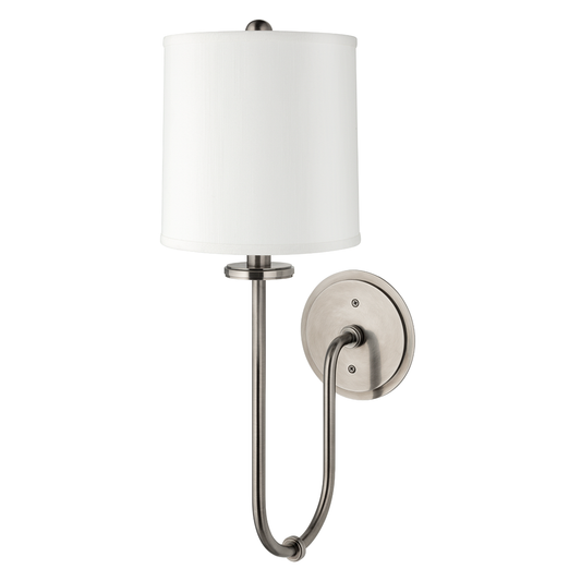 Jericho Wall Sconce with Historic Nickel Finish