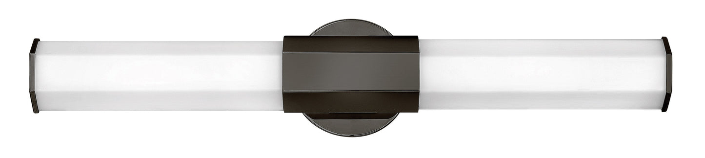Facet Large LED Vanity In Black Finish