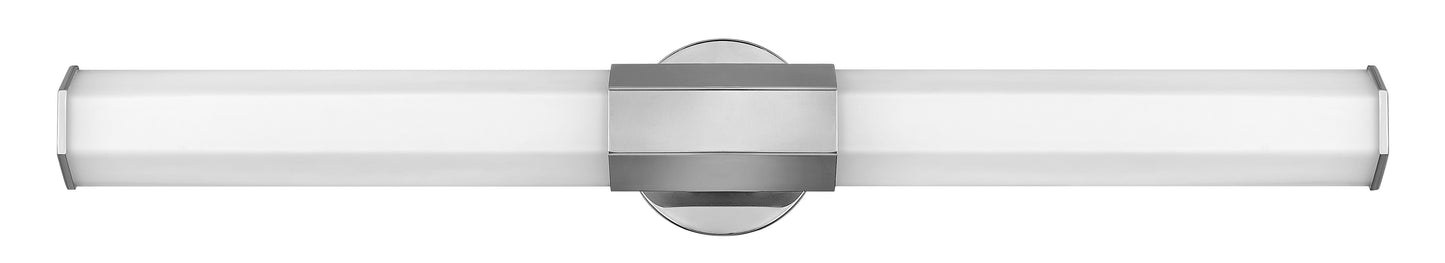 Facet Large LED Vanity In Polished Nickel Finish